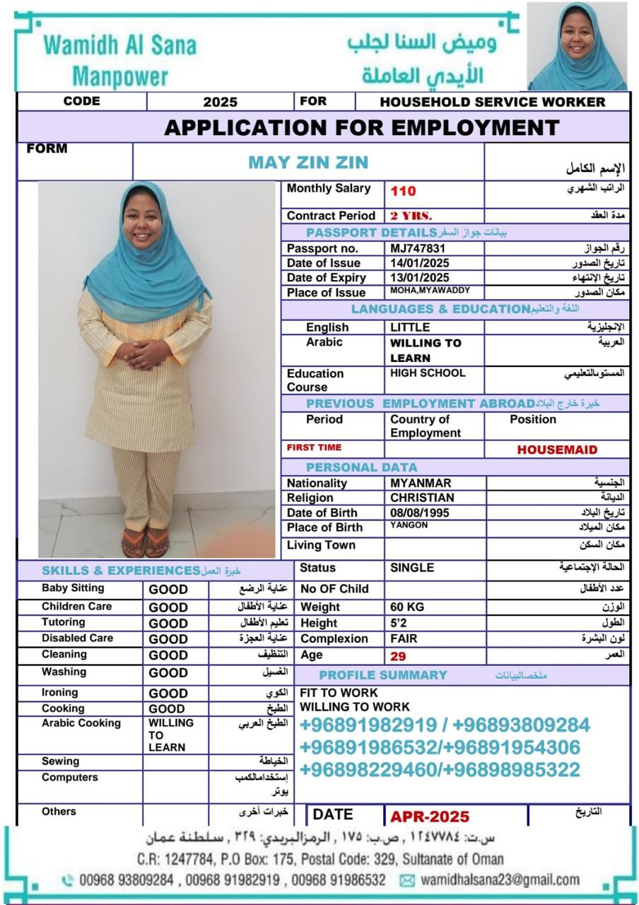 MAY ZIN ZIN